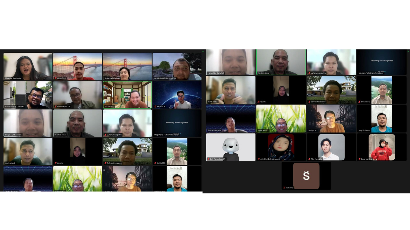 Magister Arsitektur Gelar Kuliah Perdana untuk Seluruh Angkatan