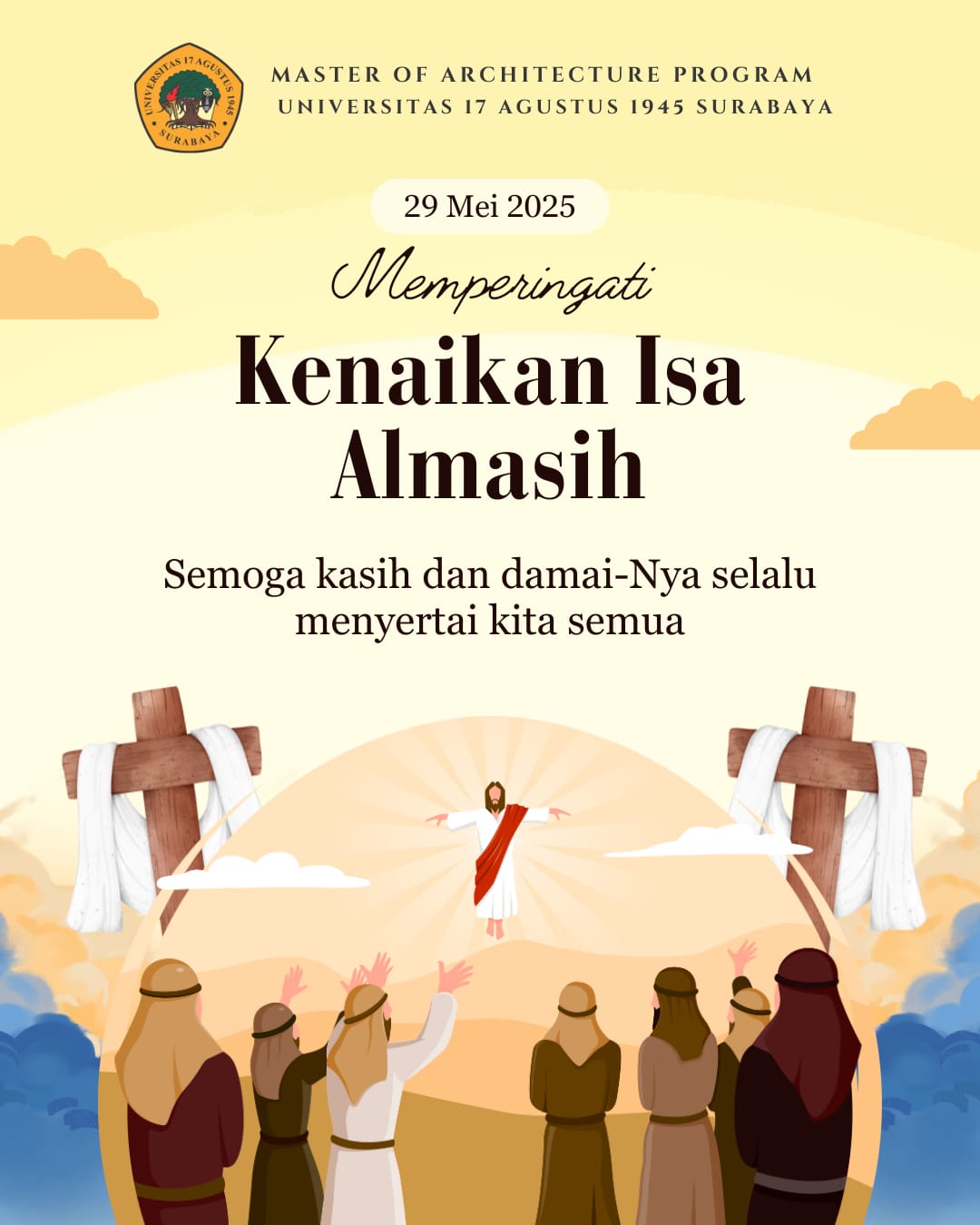 Selamat Hari Kenaikan Yesus Kristus