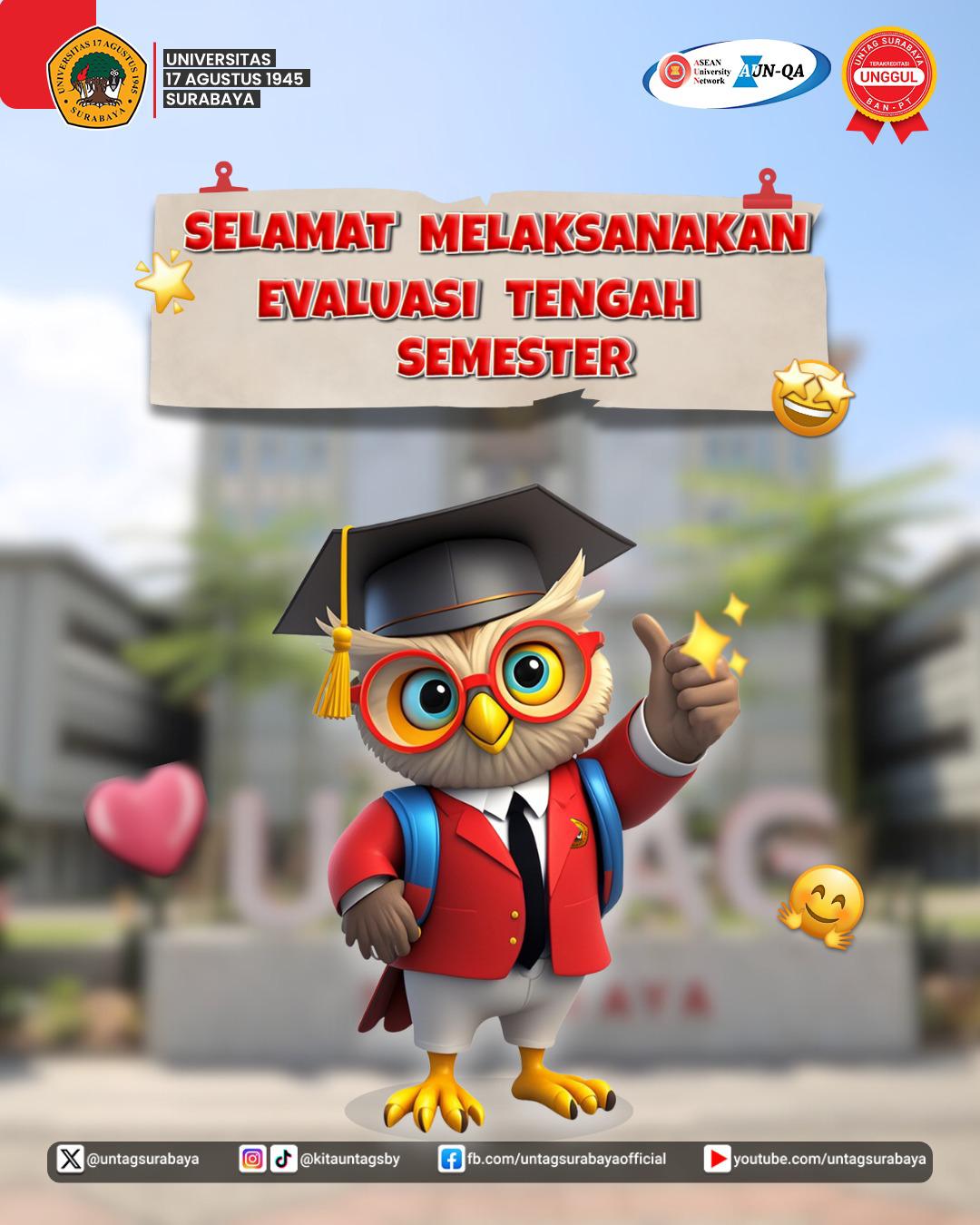Memasuki Pekan Evaluasi Tengah Semester, Untag Surabaya Tekankan Pentingnya Integritas Akademik